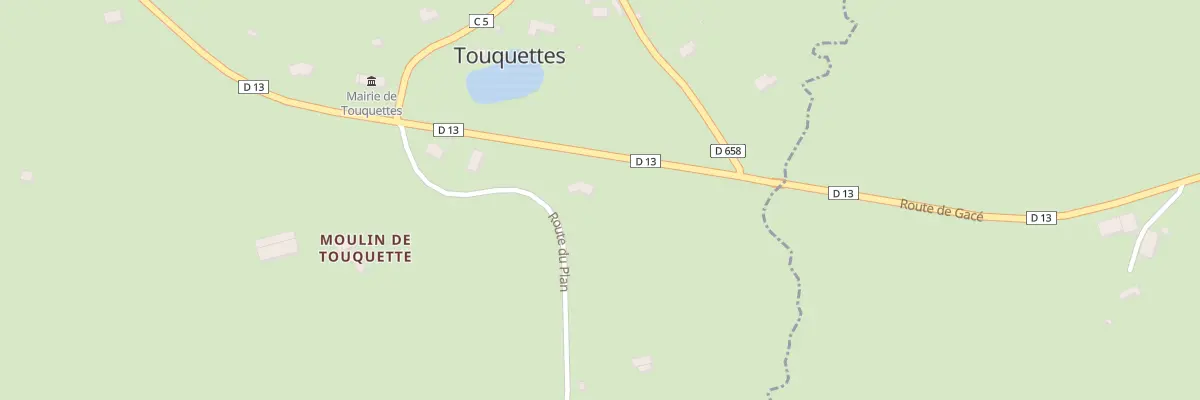 Plan du 147 Rte du Plan à Touquettes