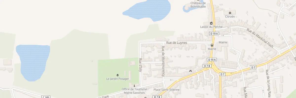 Plan du 22 Rue de Luynes à Bonnétable