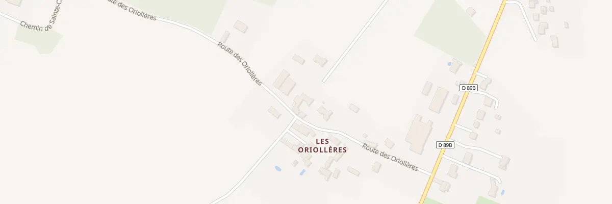 Plan du 5792F Rte des Oriollères à Mignaloux-Beauvoir