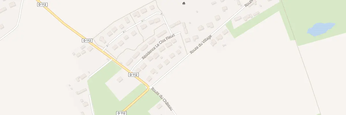 Plan du 497 Rte du Village à Beuzeville-la-Grenier