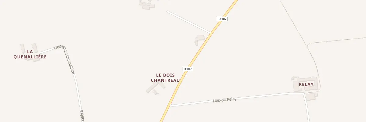 Plan du 1 Le Bois Chantreau à Jaulnay