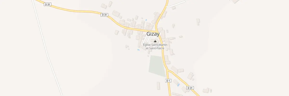 Plan du 8 Imp de l’Eglise à Gizay