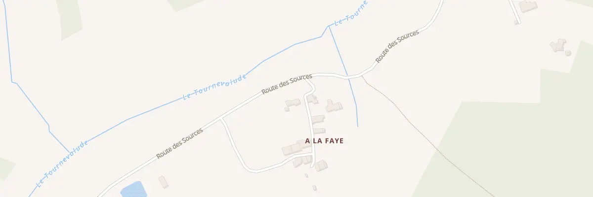 Plan du 75 A la Faye à Celles