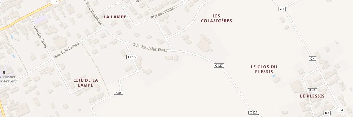 Plan du 30 Rue des Colasdières à Lignières-de-Touraine