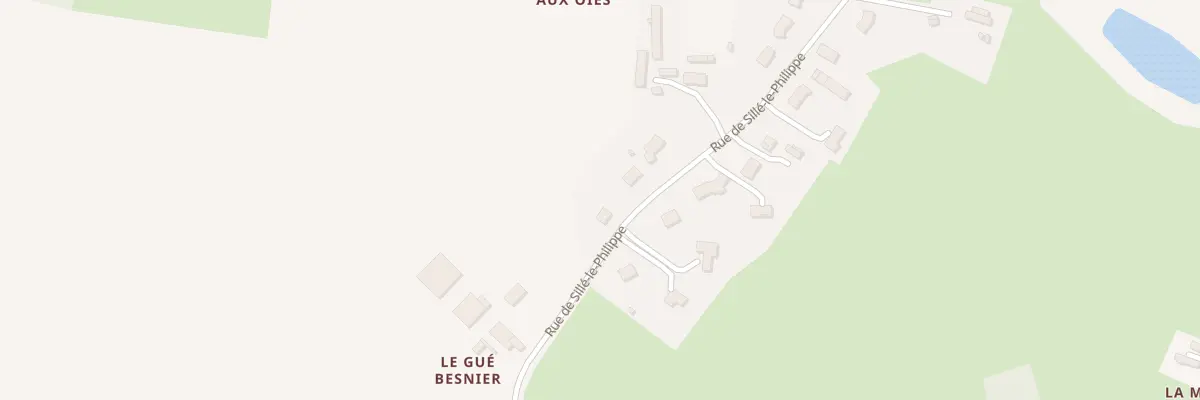 Plan du 834 Rte de Sille à Saint-Célerin