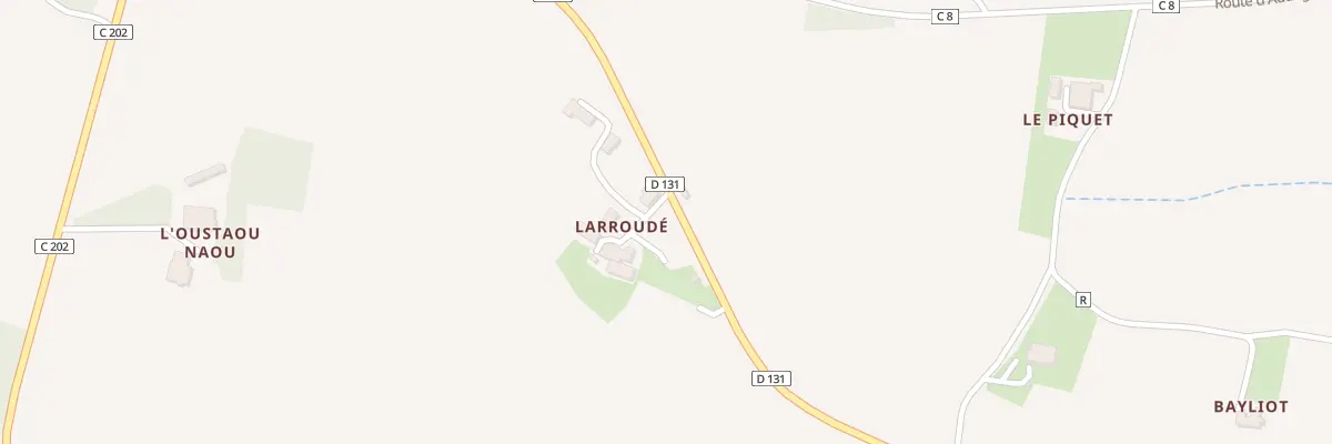 Plan du 3453 Rte de Nérac à Fieux