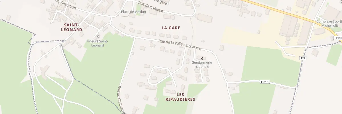 Plan du 14 Rue de la Vallée aux Nains à L’Île-Bouchard