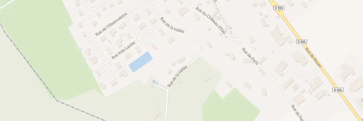 Plan du 2 Rue de la Vallee à Toussaint