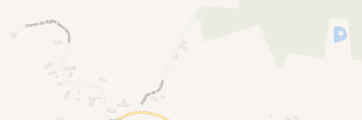 Plan du 408 Saint Germain Est à Échauffour