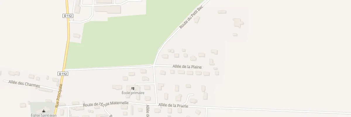 Plan du 10 All de la Plaine à Saint-Jean-de-la-Neuville