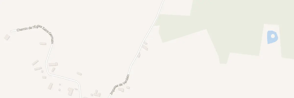 Plan du 351 Saint Germain Est à Échauffour