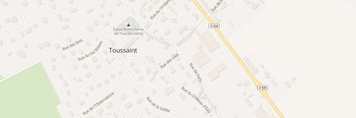 Plan du 18 Rue de Paris à Toussaint