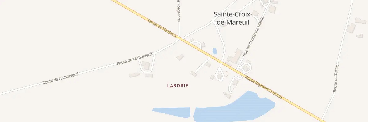 Plan du 17 Rte de l’Echanleuil à Sainte-Croix-de-Mareuil