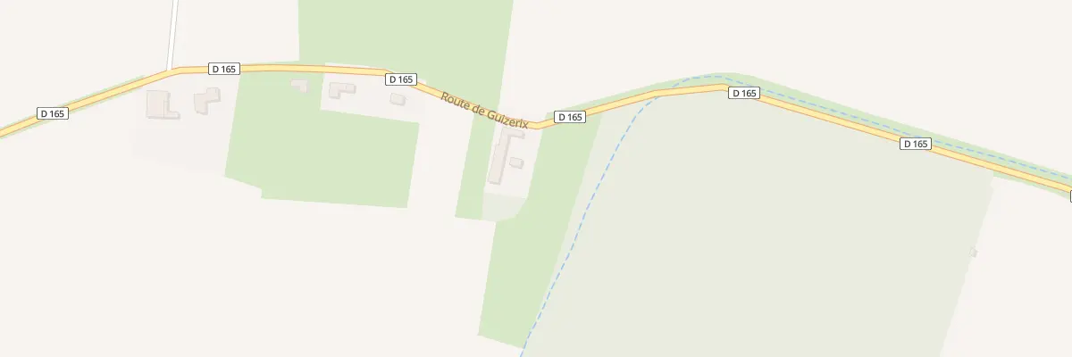 Plan du 206 Rte de Guizerix à Sadournin