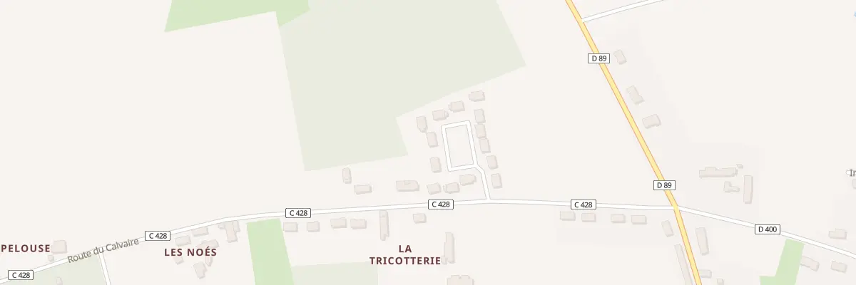 Plan du 10 Rte du Calvaire à Saint-Célerin