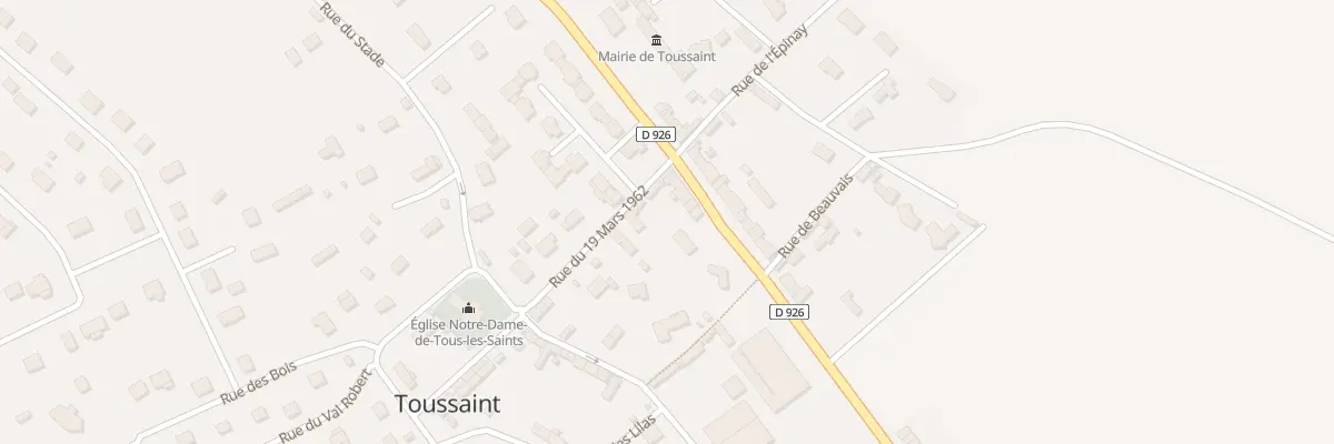 Plan du 10 Rue de Rouen à Toussaint