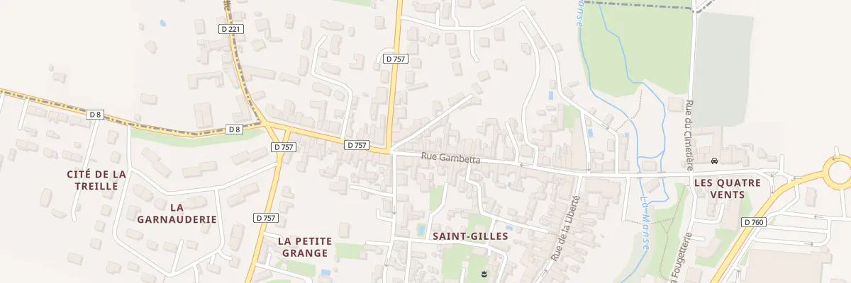 Plan du 50 Rue Gambetta à L’Île-Bouchard