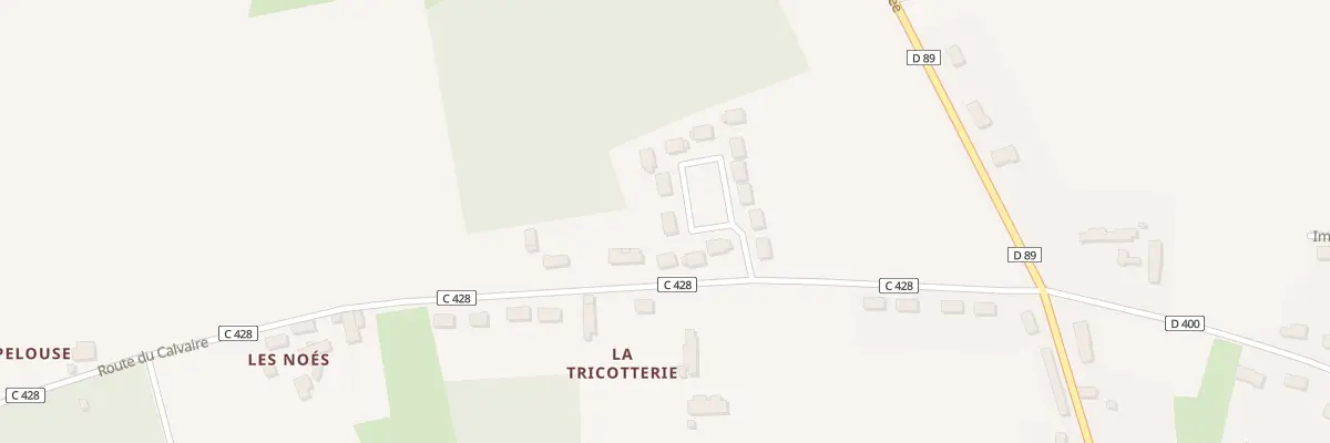 Plan du 11 Rte du Calvaire à Saint-Célerin