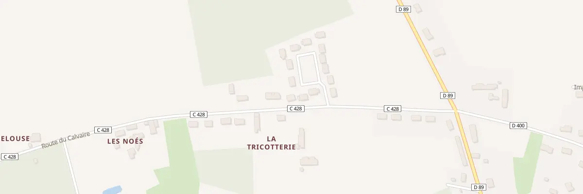 Plan du 14 Le Calvaire à Saint-Célerin