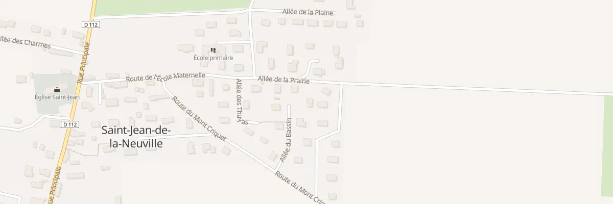 Plan du 4 All du Bassin à Saint-Jean-de-la-Neuville
