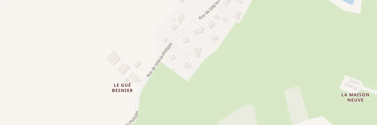 Plan du 841 Rte de Sille le Philippe à Saint-Célerin