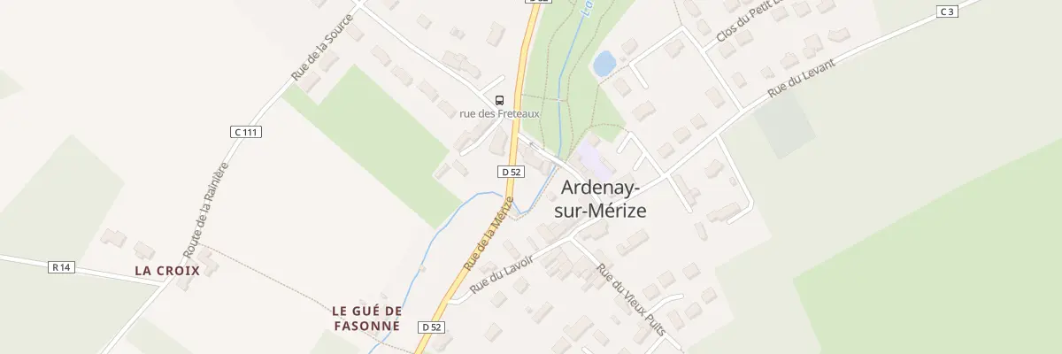 Plan du 3 Rue du Pont de Pierre à Ardenay-sur-Mérize
