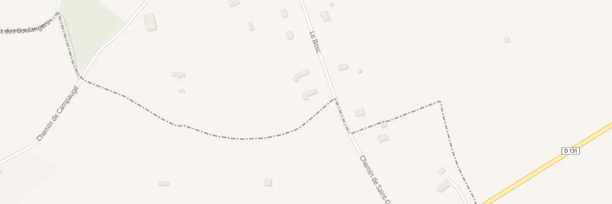 Plan du 214C Le Bosc à Saint-Germain-la-Campagne