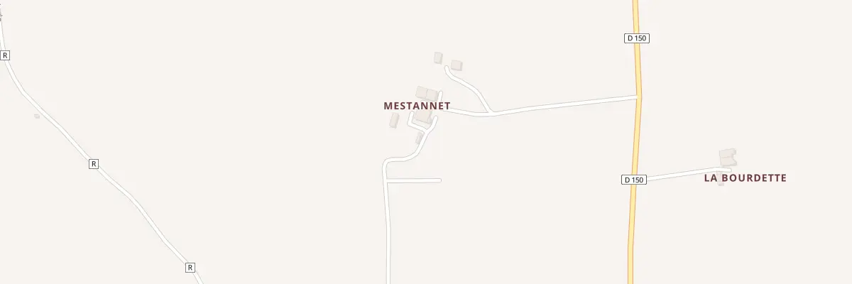 Plan du 164 Che de Mestannet à Jegun