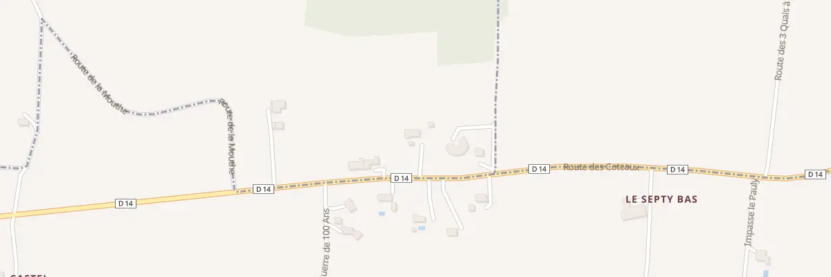 Plan du 17 Rte des Côteaux à Lamonzie-Saint-Martin