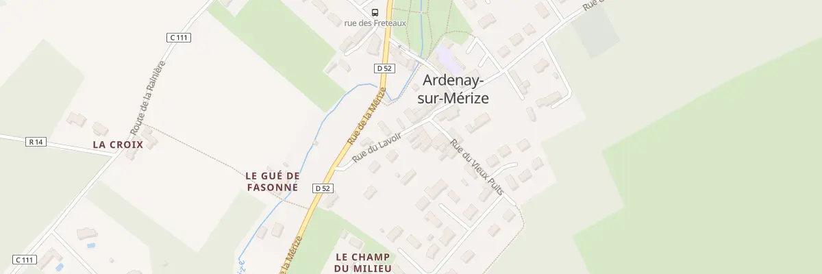 Plan du 9 Pl Saint-Hilaire à Ardenay-sur-Mérize