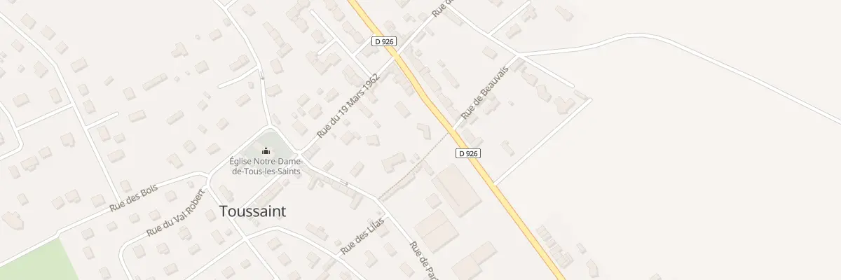 Plan du 14 Rue de Rouen à Toussaint