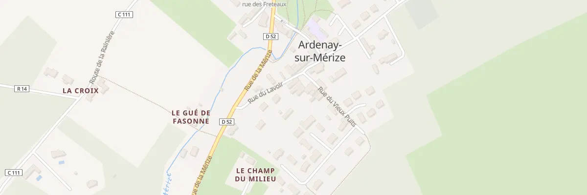 Plan du 7 Pl Saint-Hilaire à Ardenay-sur-Mérize