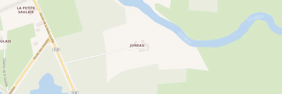 Plan du 543 Rte de la Belle Inutile à Montfort-le-Gesnois