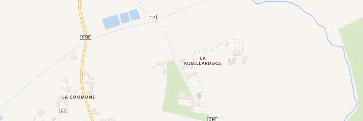 Plan du 2 Ham de la Robillarderie à Saint-Pierre-des-Ormes