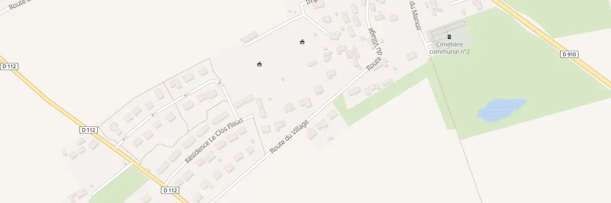Plan du 358 Rte du Village à Beuzeville-la-Grenier
