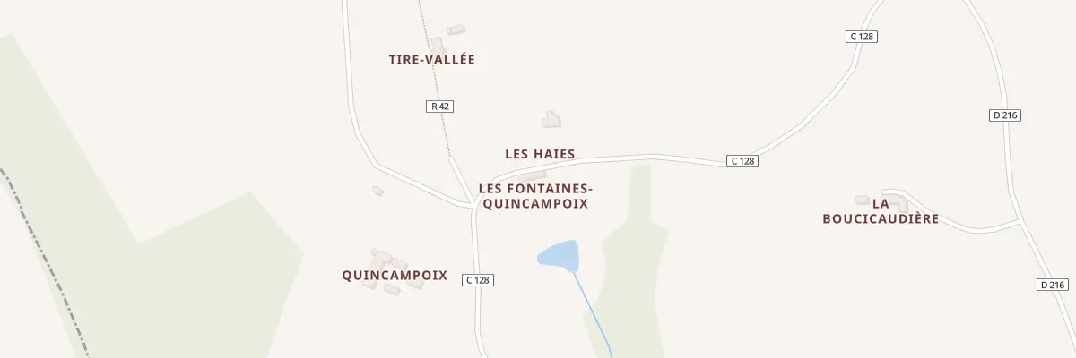 Plan du 1 Les Fontaines Quincampoix à Flée