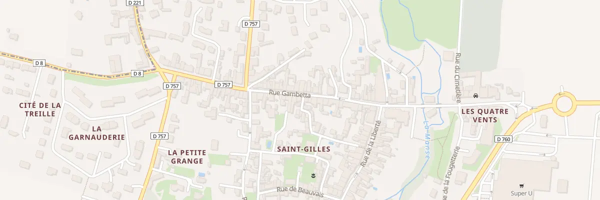 Plan du 585 Saint Gilles à L’Île-Bouchard