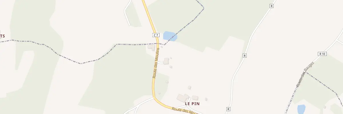 Plan du 324 Rte des Moulins à Montesquieu