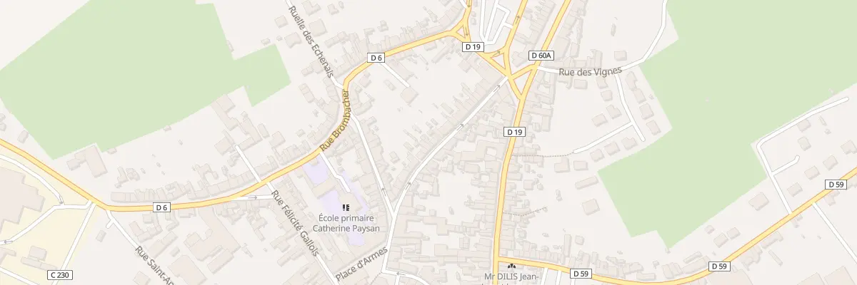 Plan du 30 Rue Georges Clemenceau à Bonnétable