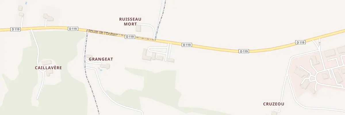 Plan du 3821 Rte de l’Océan à Montesquieu