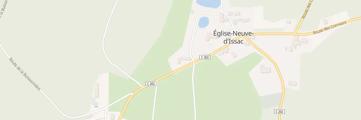 Plan du 18 Le Bourg Est à Église-Neuve-d’Issac