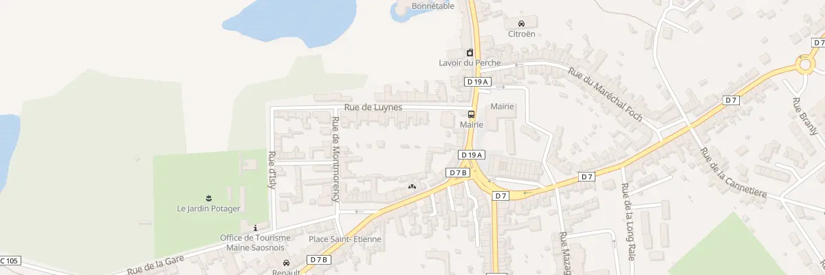 Plan du 4 Rue de Luynes à Bonnétable
