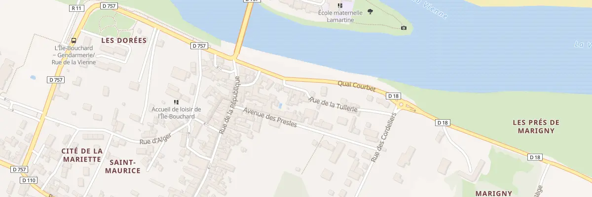 Plan du 16 Quai Courbet à L’Île-Bouchard