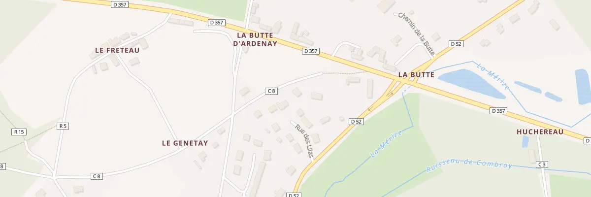 Plan du 4 Rue des Lilas à Ardenay-sur-Mérize