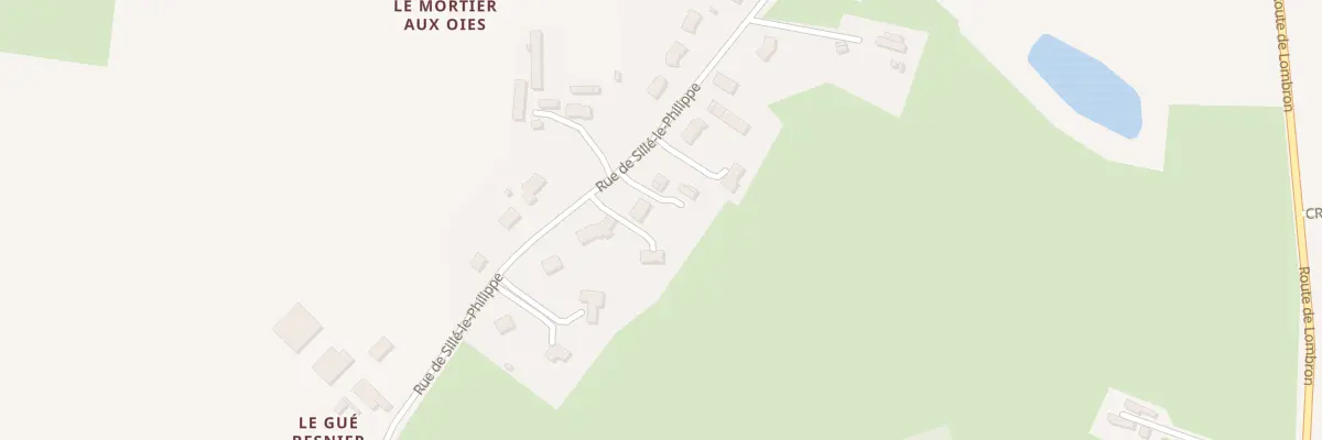 Plan du 755 Rte de Sille à Saint-Célerin