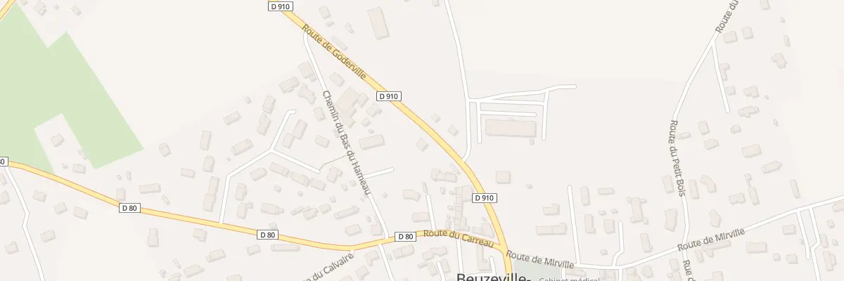 Plan du 157 Rte de Goderville à Beuzeville-la-Grenier