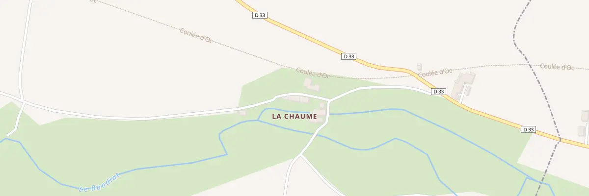 Plan du 246 Che de la Chaume à Saint-Germain-de-Montbron
