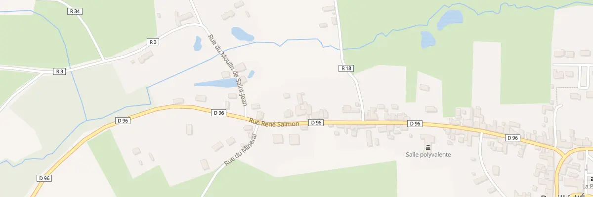 Plan du 54 Rue René Salmon à Pruillé-l’Éguillé