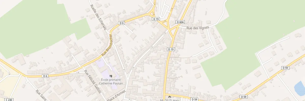 Plan du 27 Rue Georges Clemenceau à Bonnétable
