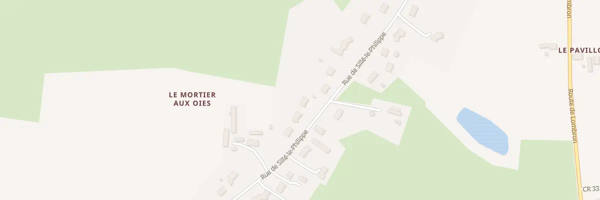 Plan du 600 Rte de Sille le Philippe à Saint-Célerin